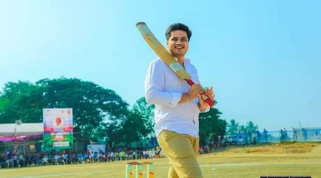 rohit pawar on cricket field
