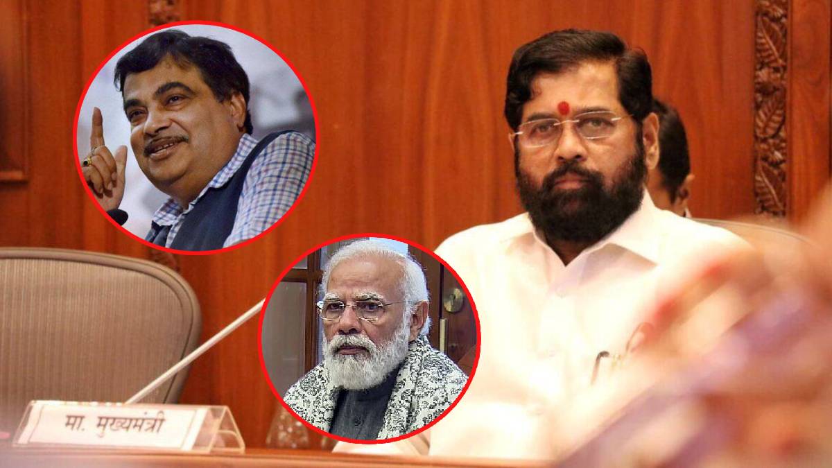 shahajibapu patil and nitin gadkari and narendra modi