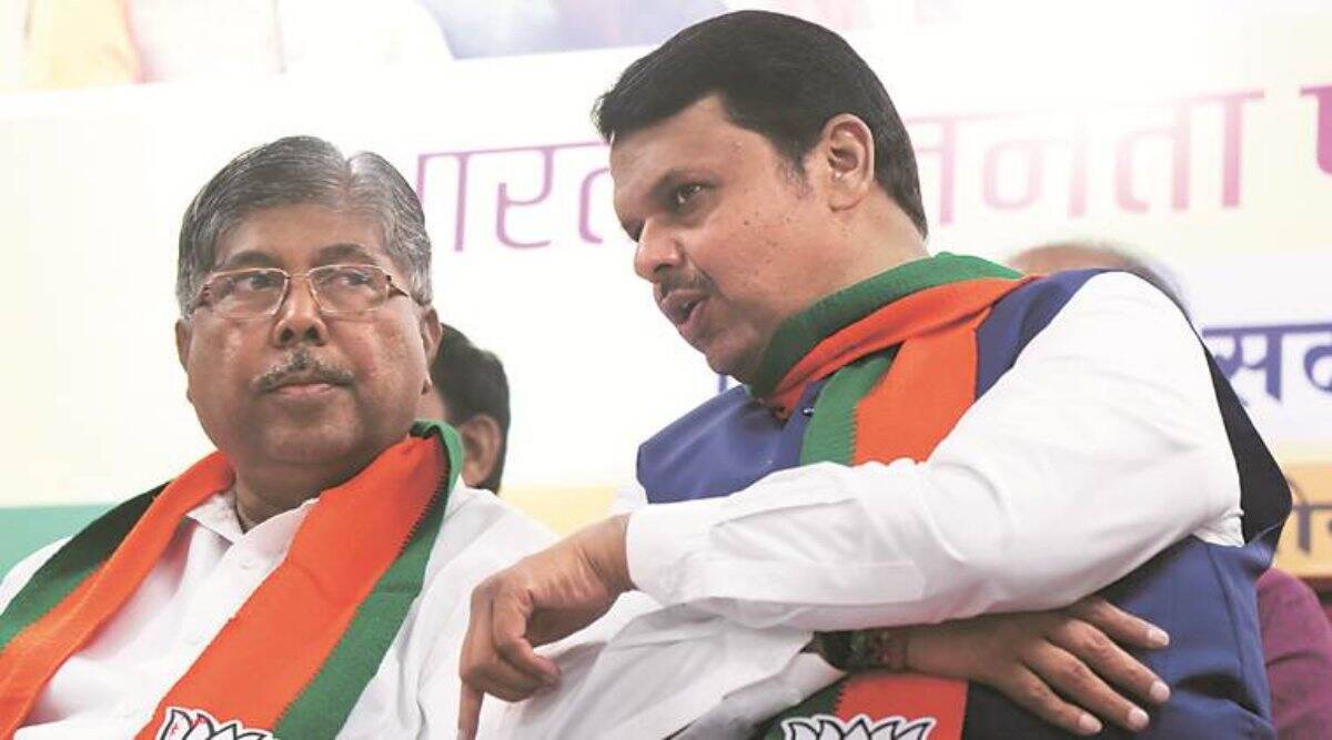 chandrakant patil and devendra fadnavis