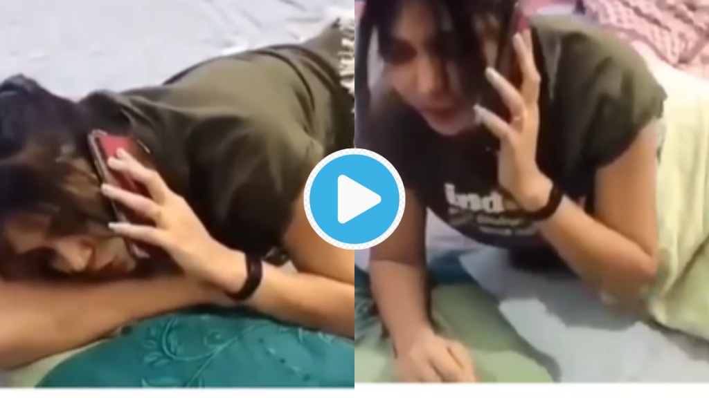 Video Sleeping Girl mistaken Father Thinking Of Boyfriend call recording goes Viral Shocking Funny Clip