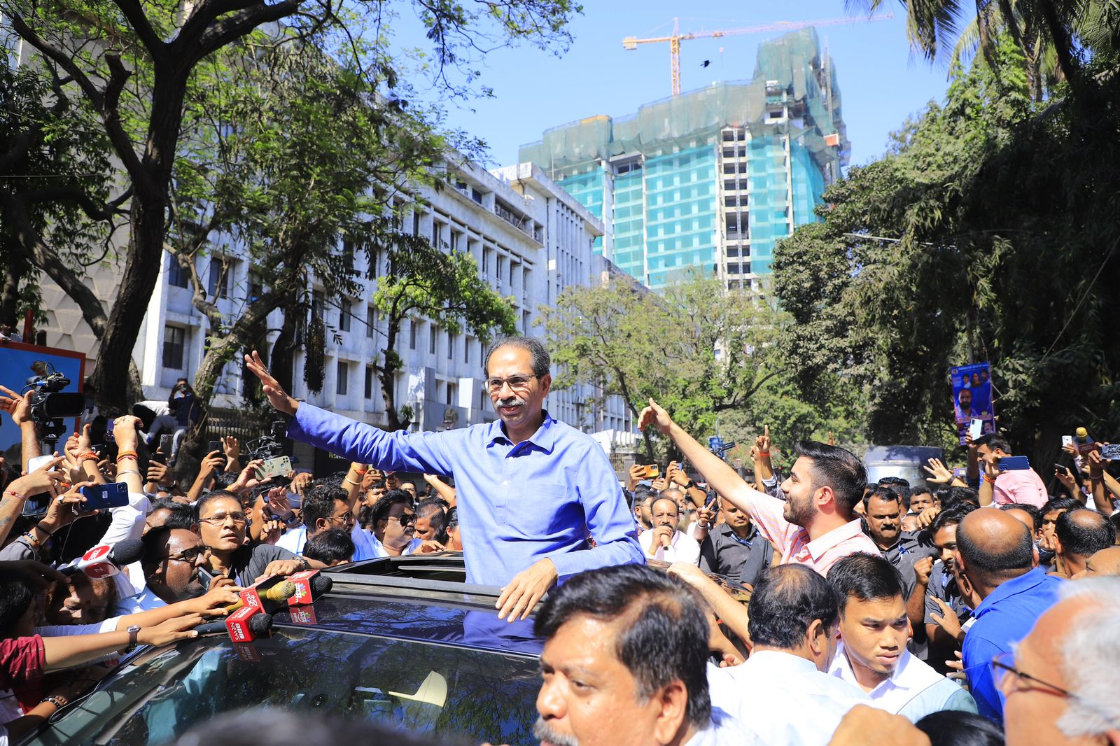 uddhav thackeray speech on car