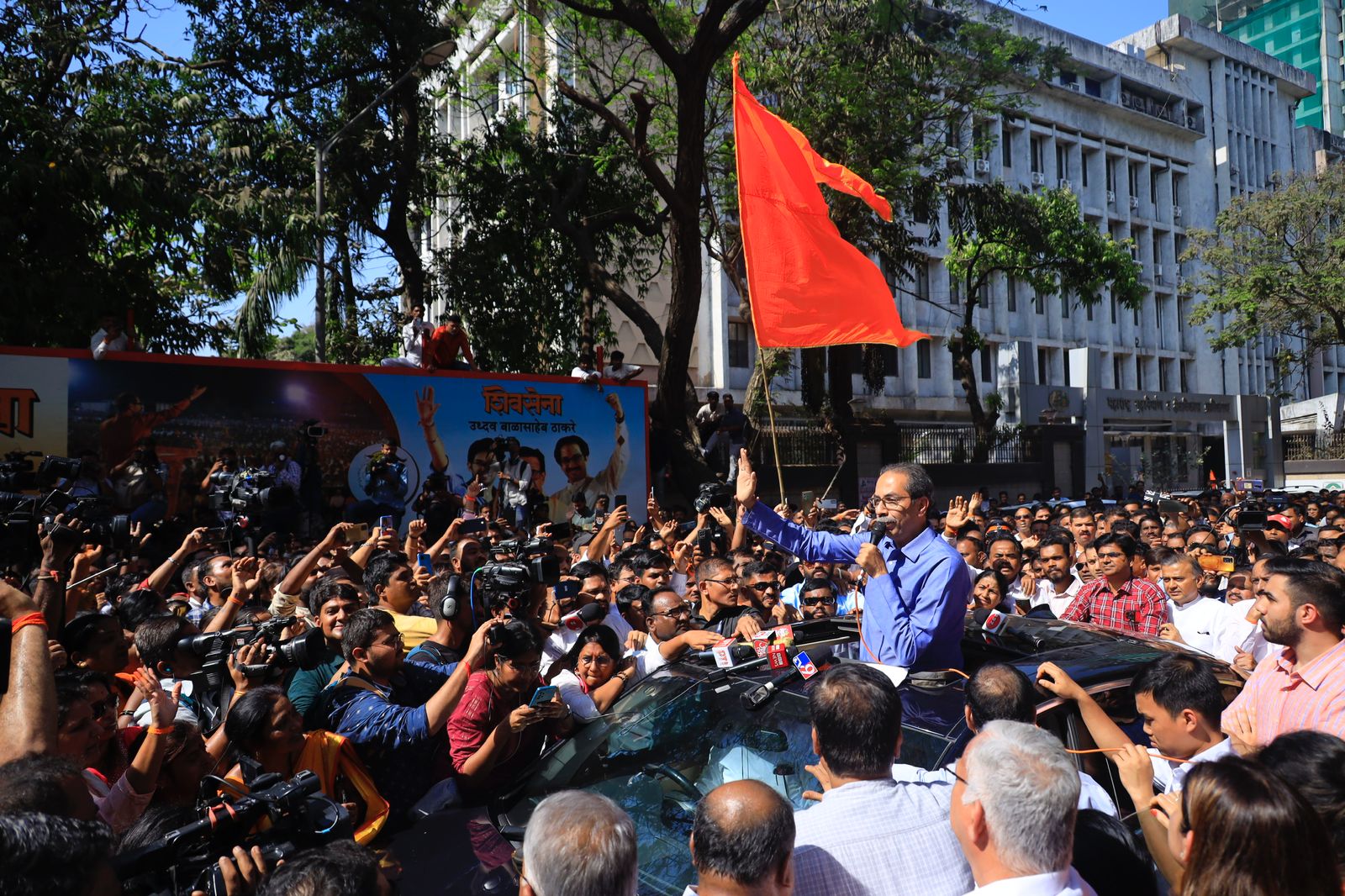 uddhav thackeray speech on car