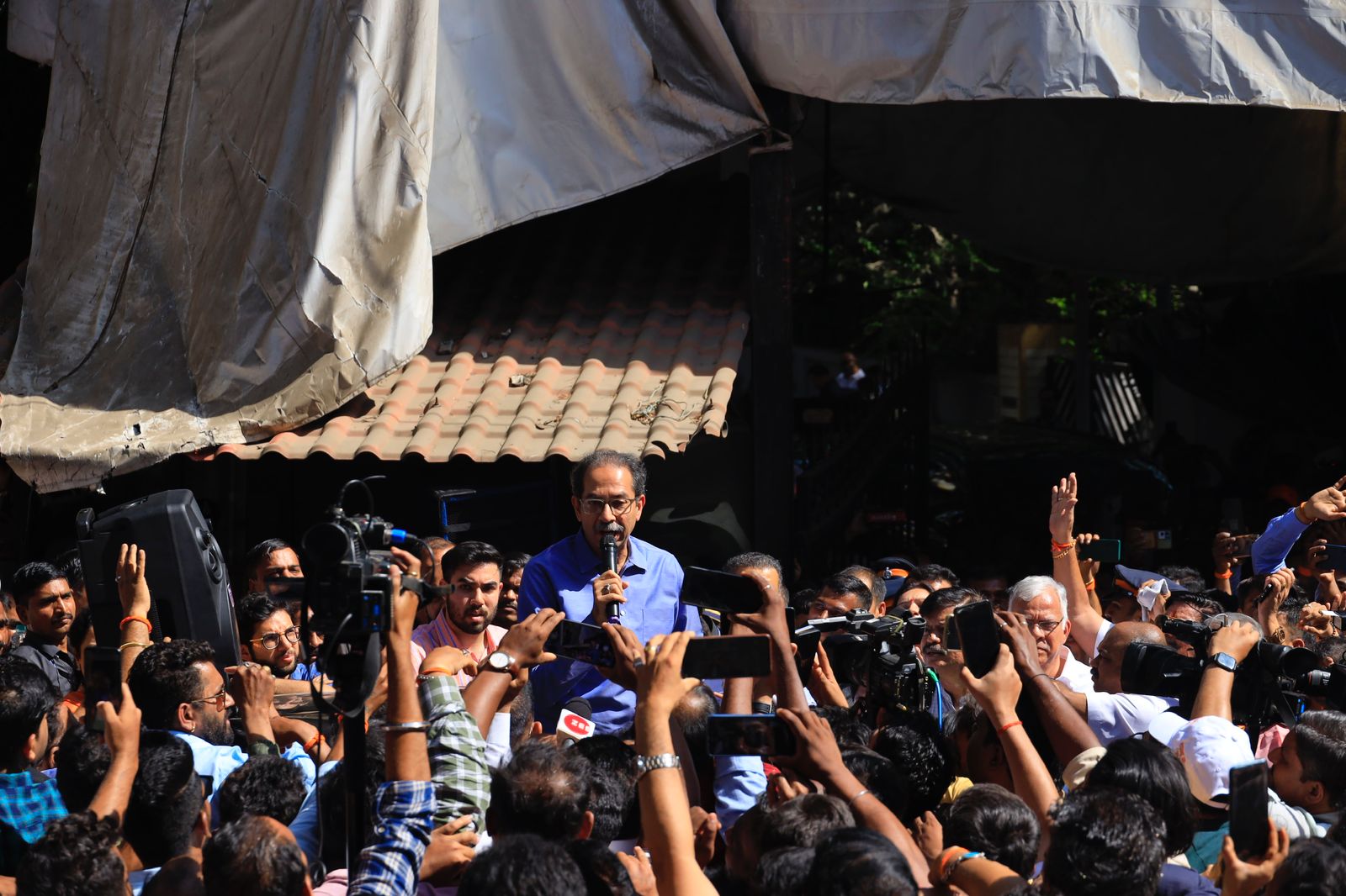 uddhav thackeray speech on car