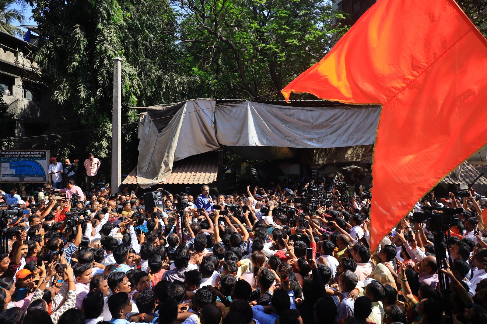 uddhav thackeray speech on car