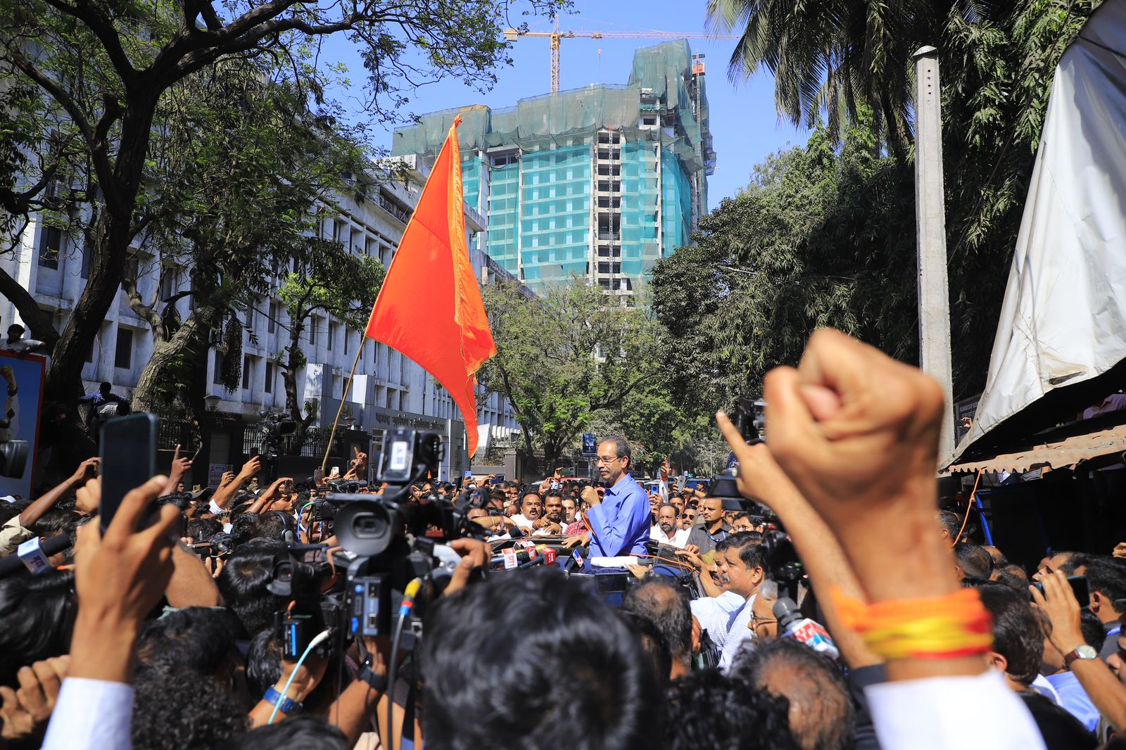 uddhav thackeray speech on car