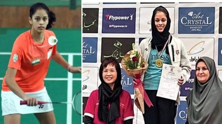 Tanya Hemanth: Huge protests in Iran but before coming on the podium the Indian shuttler was given a hijab