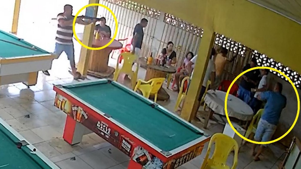 Brazil firing at pool hall