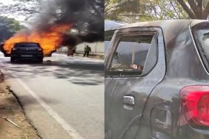 Car Fire In Kannur Kerala