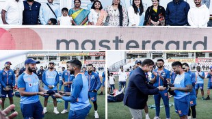 IND vs AUS 1st Test: Suryakumar Yadav-KS Bharat debut India's Test squad A special appreciation ceremony was attended by family