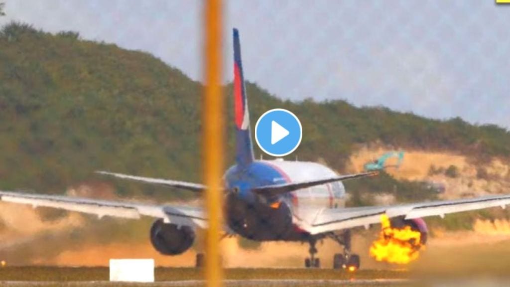 Fire In Flight Viral Video