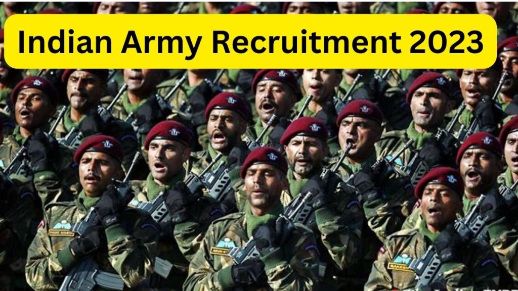 Indian Army Recruitment 2023