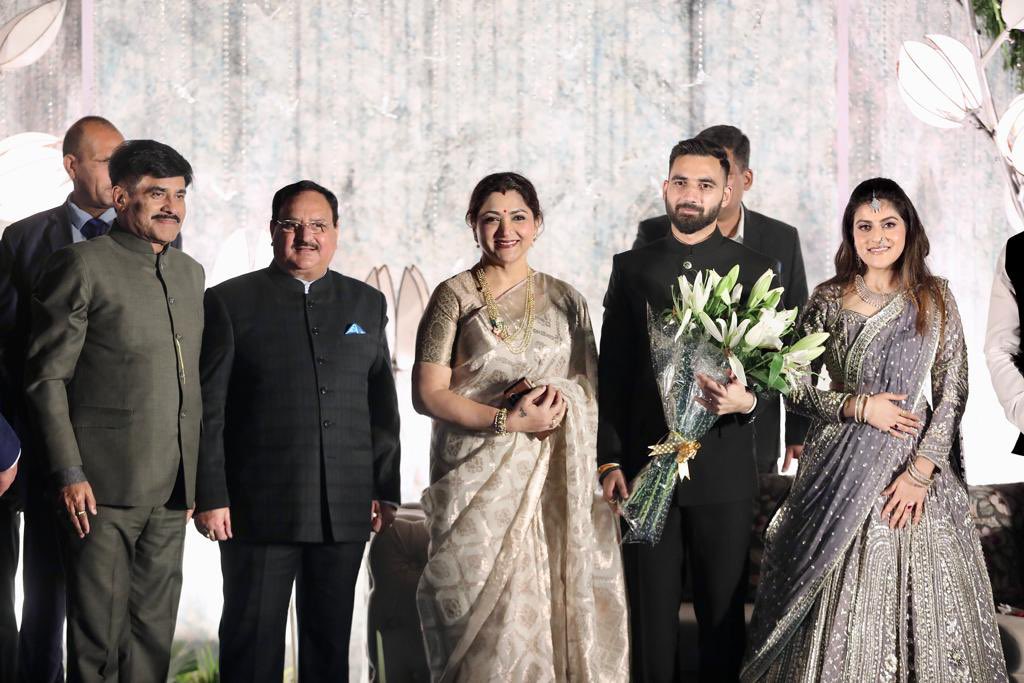 JP Nadda son wedding reception 8