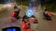 Girl riding scooty at high speed