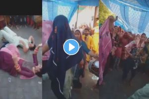 women dancing to the tune of dhol nagade