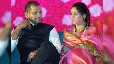 Late MLA Laxman Jagtap and his wife Ashwini Jagtap