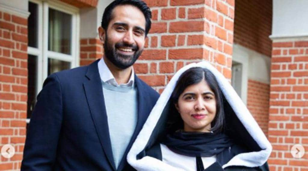 Malala With Her Husband