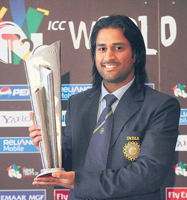 Ms Dhoni hairstyle 1