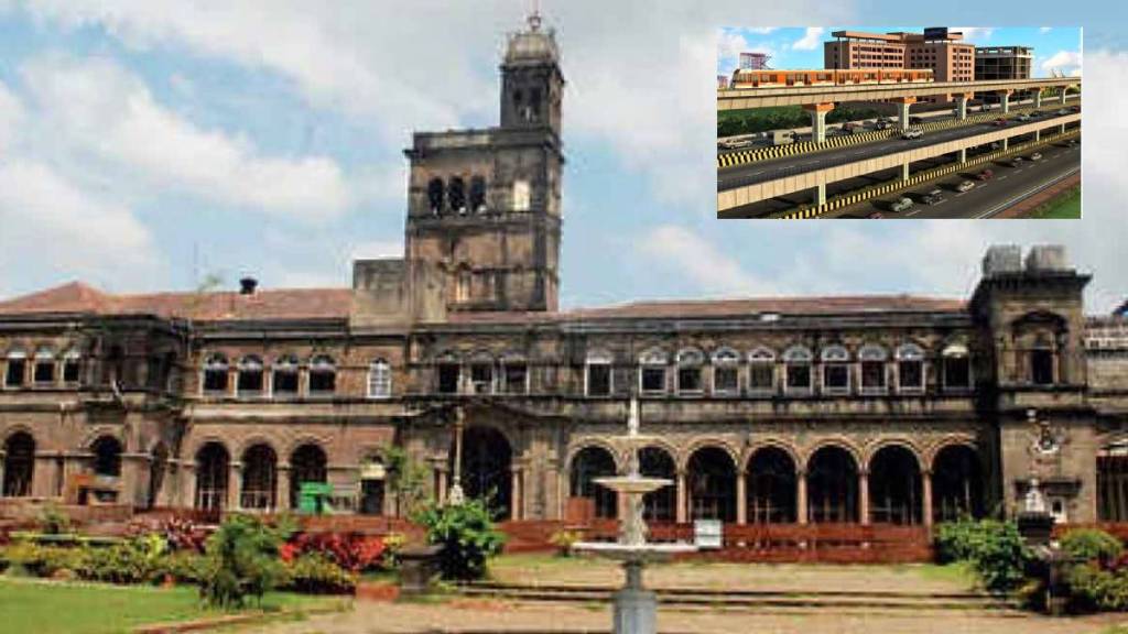 Pune University flyover