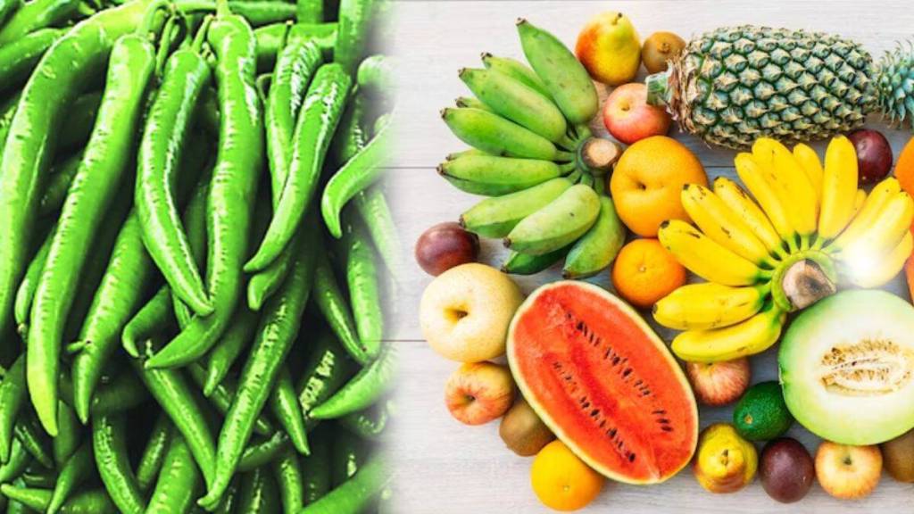 Increase in green chilli prices pune