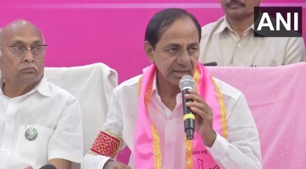 kcr announcement for Dalit family, kcr in nanded