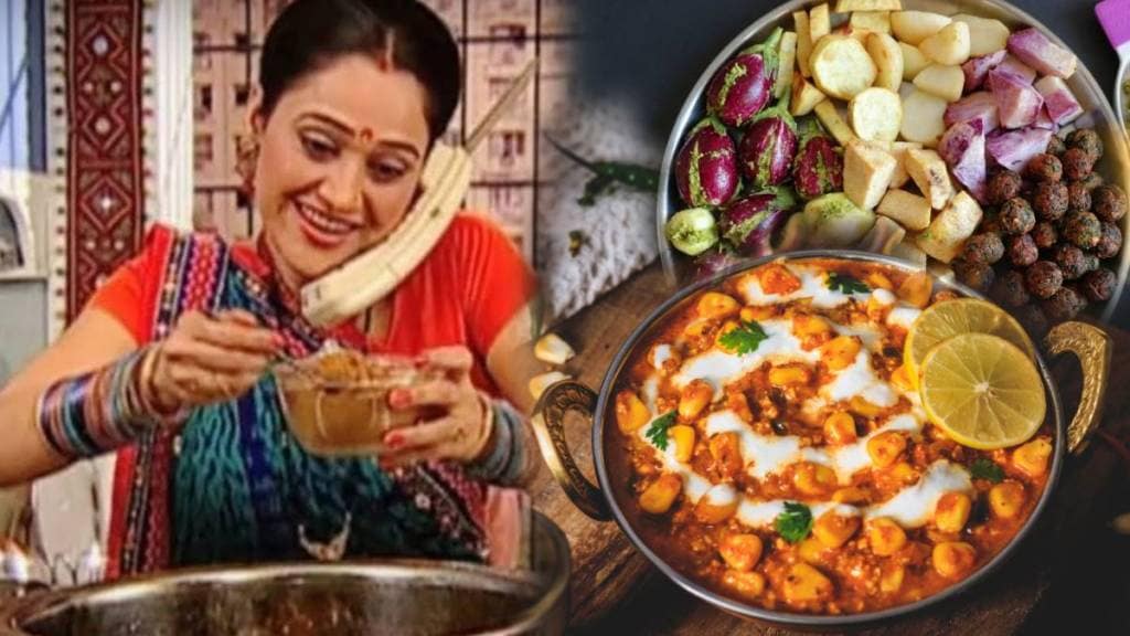 Tarak Mehta Ka ooltah Chashma Daya Bhabhi Undhiyu Recipe In Marathi Weekend Quick Dinner Ideas