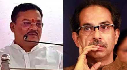 Sanjay Shirsat and Uddhav Thackeray