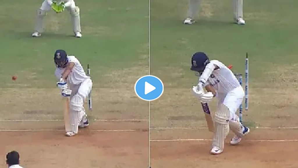 Shubman Gill could not even move in front of James Anderson great bowler see in the video how all three bats flew