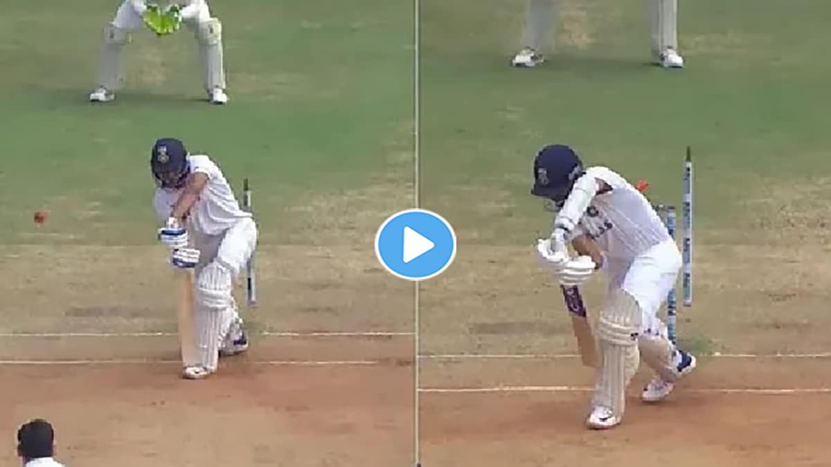 Shubman Gill could not even move in front of James Anderson great bowler see in the video how all three bats flew