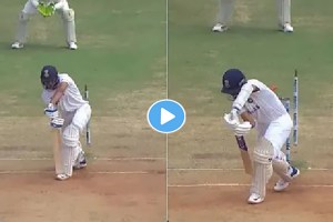 Shubman Gill could not even move in front of James Anderson great bowler see in the video how all three bats flew