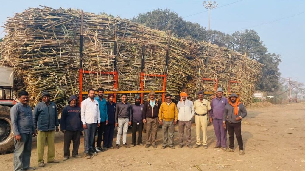 kisanveer sugar factory, wai, sugarcane, record break