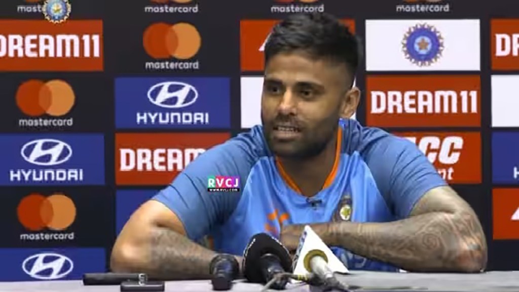 Suryakumar Yadav: T20 Ranchi main chalu hua tha According to Surya finisher means only Mahi The wrong answer to the journalist's question see the video