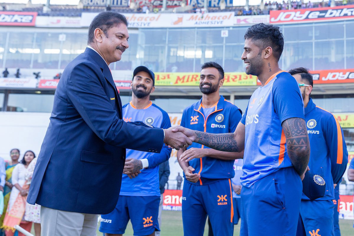 IND vs AUS 1st Test: Suryakumar Yadav-KS Bharat debut India's Test squad A special appreciation ceremony was attended by family 