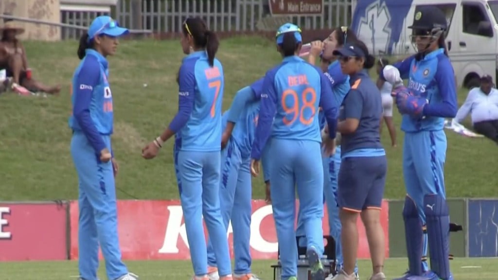In the ongoing women's tri-series in South Africa secured a resounding victory over Team India by 5 wickets
