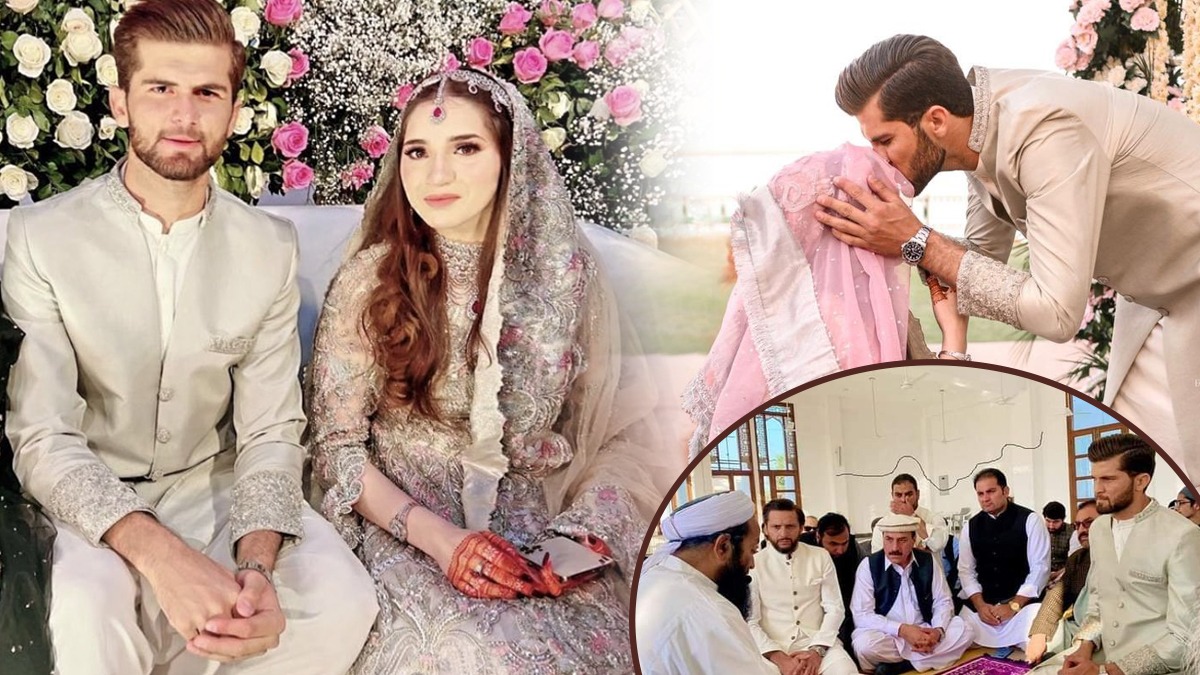 Shaheen Ansha Wedding: शाहीन शाह आफ्रिदीने माजी क्रिकेटपटू शाहिद आफ्रिदीची मुलगी अंशासोबत बांधली लग्नगाठ, पाहा PHOTOS