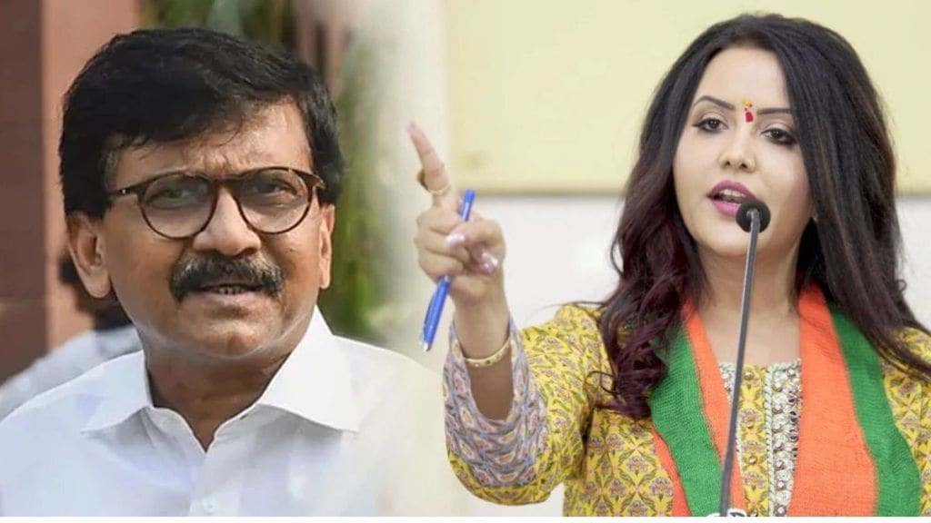 amruta fadnavis on sanjay raut