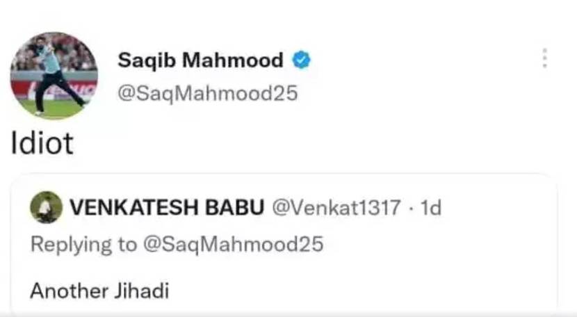 Saqib Mahmood reply troller