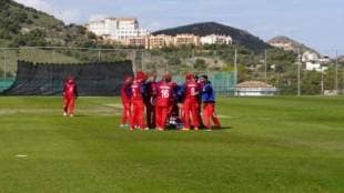 Isle of Man all out for 10 runs in a T20 against Spain