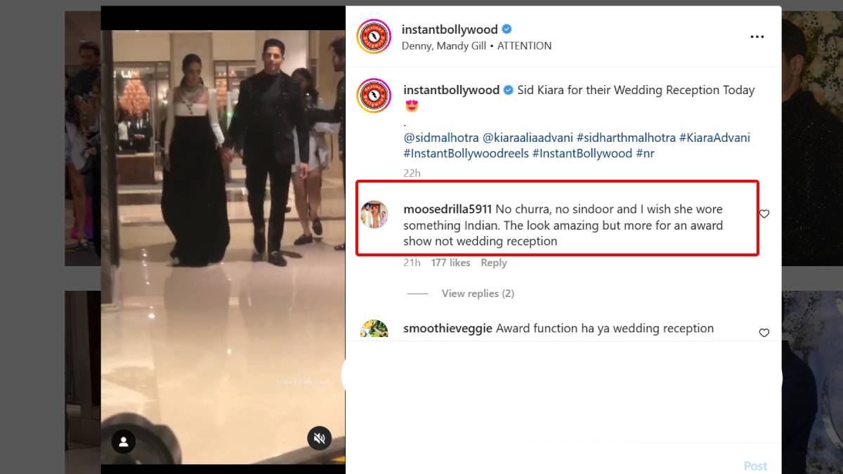 kiara advani troll for wedding reception look