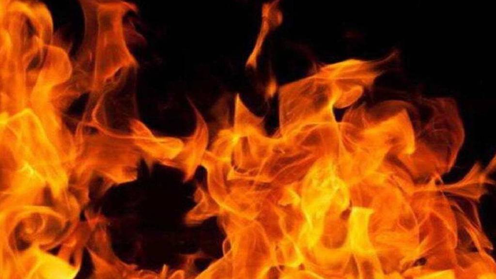 Fire at a chemical company in Badlapur