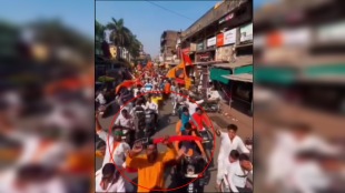 youths swinging swords in ShivJayanti procession in nagpur