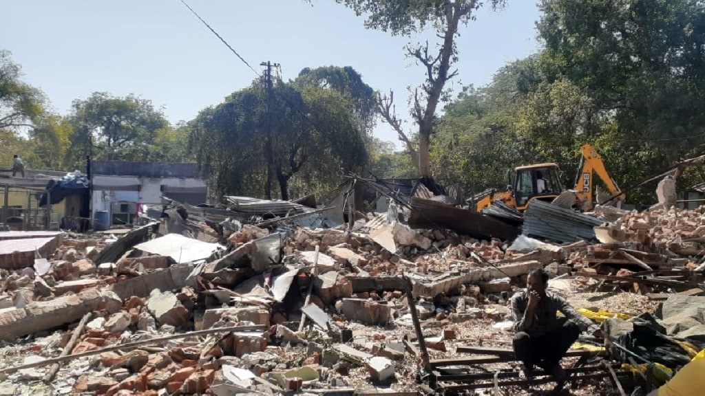 railway premises demolished