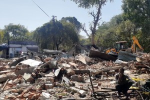 railway premises demolished