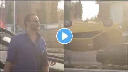 Video: …आणि अशा प्रकारे रोहित शेट्टीने भरधाव गाडी हवेत उडवली, शूटिंगदरम्यानचा चित्तथरारक व्हिडीओ व्हायरल