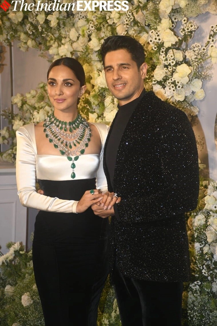 sidharth kiara reception 