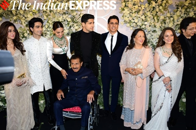 sidharth kiara reception 