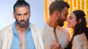 sunil shetty kl rahul photo, sunil shetty kl rahul gift, sunil shetty kl rahul first meeting, sunil shetty kl rahul, sunil shetty daughter kl rahul, sunil shetty comment on kl rahul, is kl rahul married to athiya shetty?, how did kl rahul and athiya shetty meet?, सुनील शेट्टी, केएल राहुल, अथिया शेट्टी, सुनील शेट्टी केएल राहुल भेट