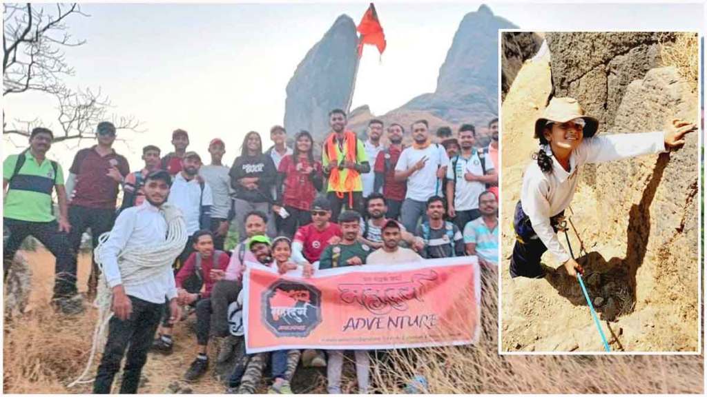 कल्याण मधील आठ वर्षाच्या मुलीची मुरबाड जवळील भैरवगडावर चढण्याची यशस्वी मोहीम.
फोटो-लोकसत्ता