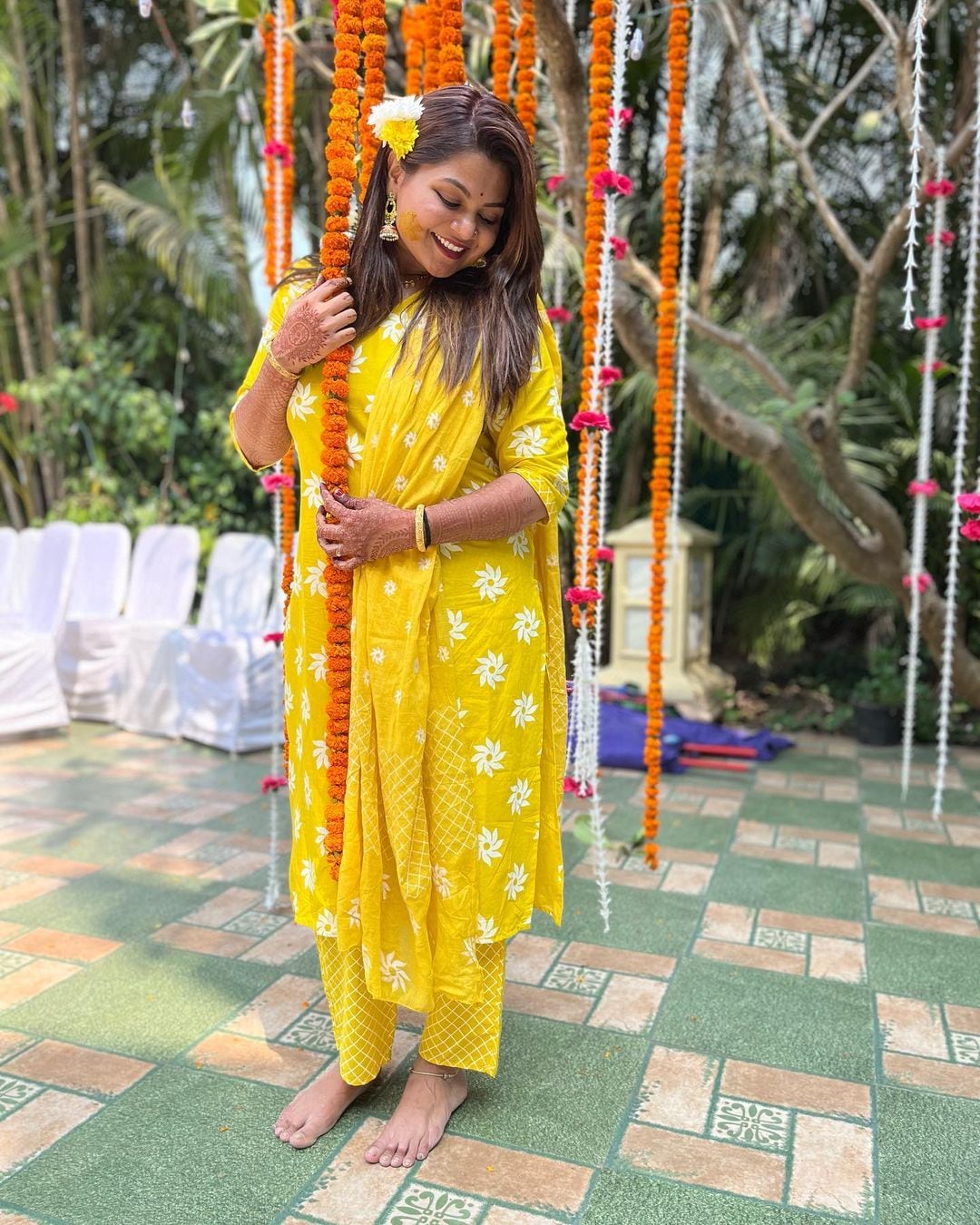 vanita kharat sumit londhe haldi ceremony