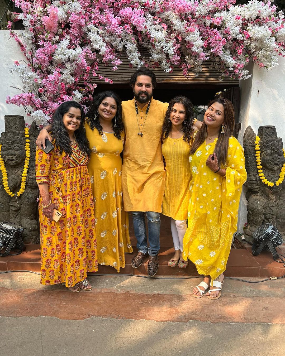 vanita kharat sumit londhe haldi ceremony