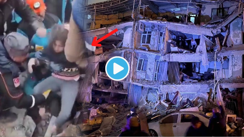 Turkey Earthquake Viral Video after 12 Hours Of Rescue Mission Teenager Comes Out of Debris Alive